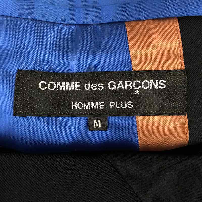 【美品】 COMME des GARCONS HOMME PLUS | 2000SS | ゴブラン期 進化する色 裏地切替 ウール モヘア混 ロングジャケット コート_画像6