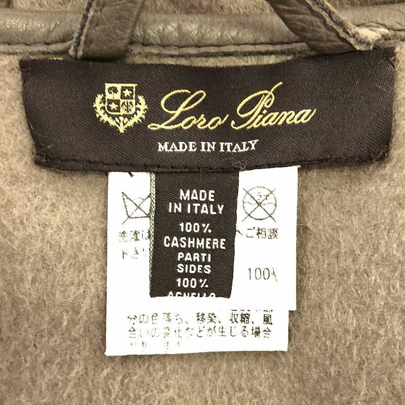 Loro Piana / ロロピアーナ | カシミア100% 大判ケープ マント | グレージュ | レディース_画像6