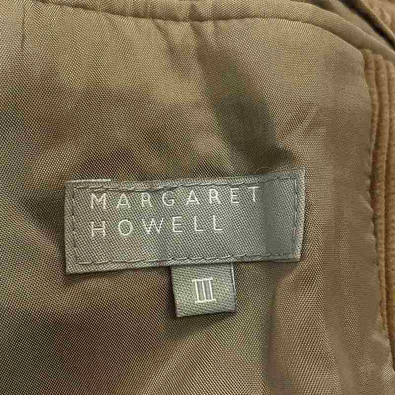 MARGARET HOWELL / マーガレットハウエル | コーデュロイ シングルトレンチコート | 3 | ベージュ | レディース_画像6