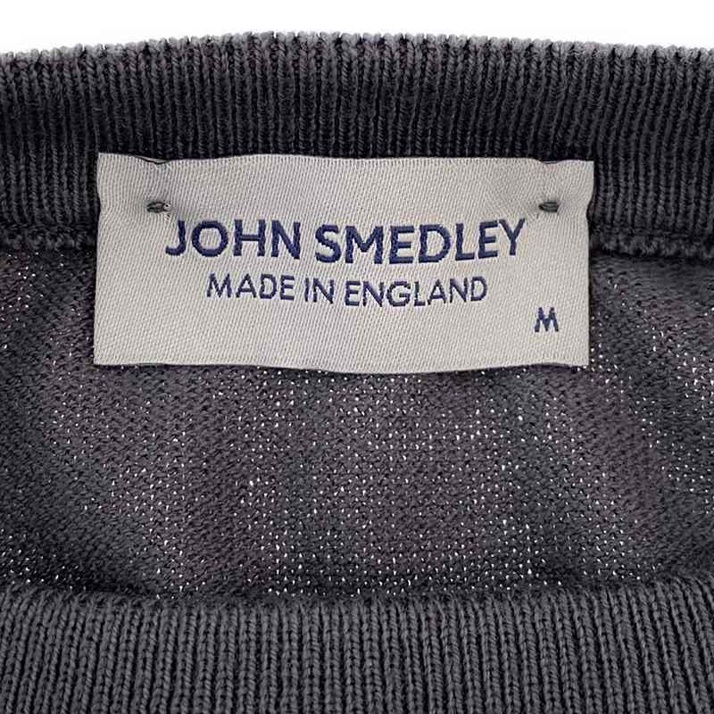JOHN SMEDLEY / ジョンスメドレー | シーアイランドコットン ハイゲージ クルーネックニット | M | グレー | メンズ_画像5