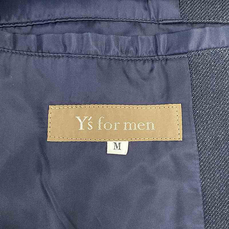 Y's for men / ワイズフォーメンヨウジヤマモト | 90s ヴィンテージ ウール コットン 襟リブ ハイネック コート | 3 | ネイビー | メンズ_画像6