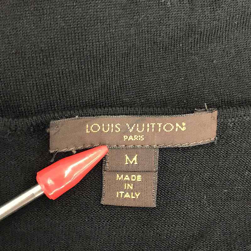 Louis Vuitton / ルイヴィトン | ウール フリルカーディガン | M | ブラック | レディース_画像9