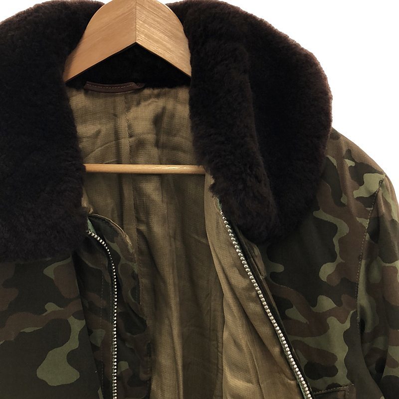 【美品】 VINTAGE / ヴィンテージ古着 | DEAD STOCK / デッドストック CAMOFLAGE JACKET / 旧ソ連軍 ミリタリー フライトジャケット_画像4