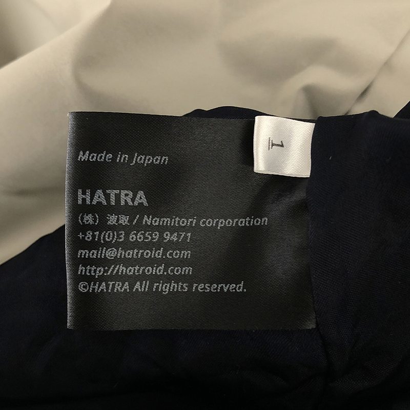 HATRA / ハトラ | Hi pola ハイポーラ ボア タフタ切替 ジャケット ユニセックス | 1 | グレー | メンズ_画像7