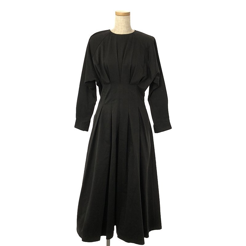 foufou / フーフー | 【THE DRESS #24】raglan sleeve dress ワンピース | 1 | ブラック | レディース