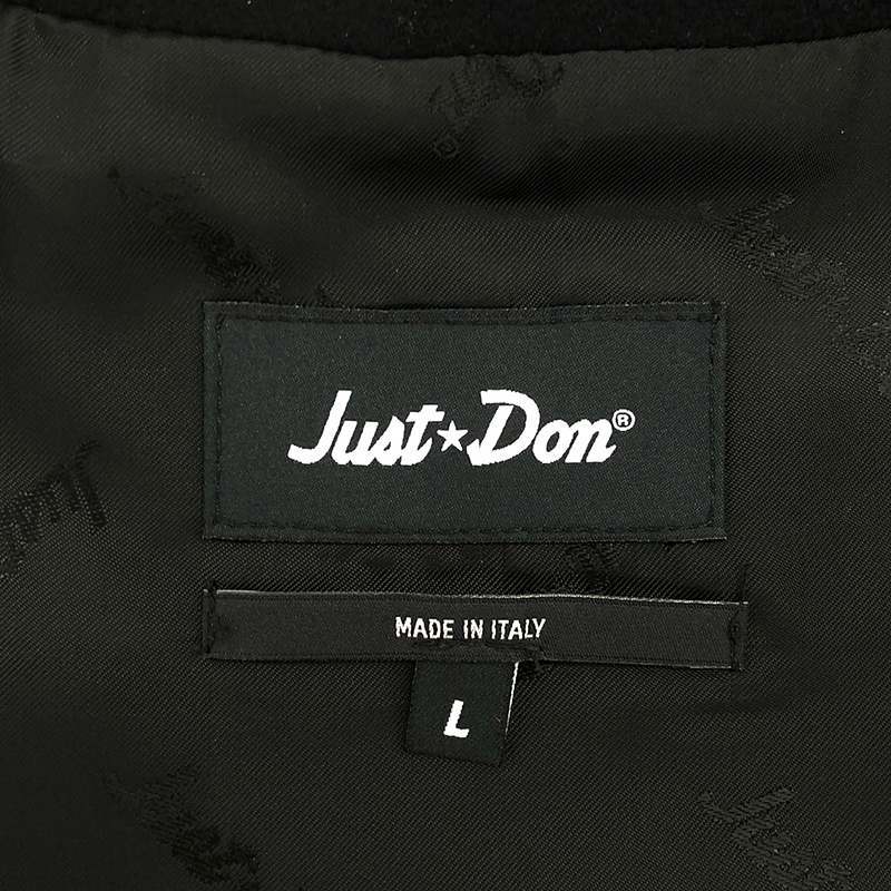 【美品】 JUST DON / ジャストドン | コーデュロイ切替 ブルゾン ジャケット / 総裏地 | L | ブラック/グリーン系 | メンズ_画像6