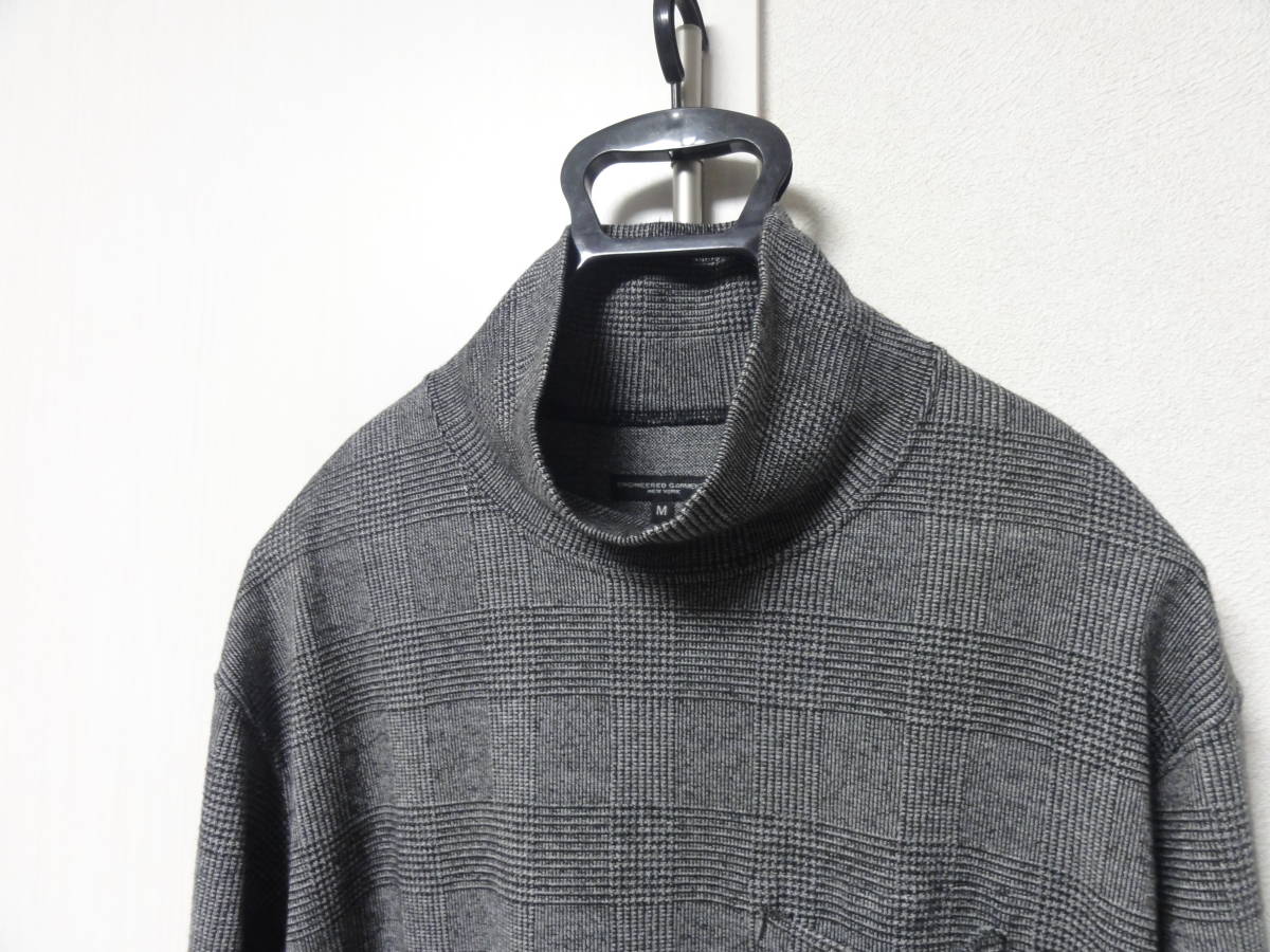 20FW Engineered Garments Mock Turtle Glen Plaid エンジニアードガーメンツ モックネック タートル グレンチェック_画像3