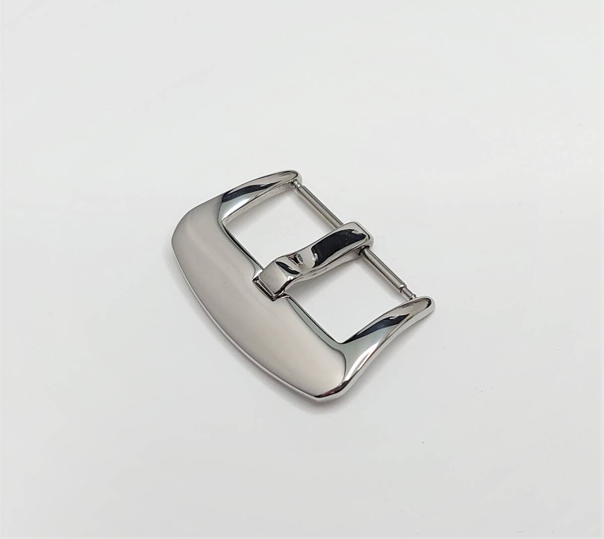 [24mm] clock belt for stainless steel buckle ⑯ polish gloss having . diver buckle silver color tail pills 