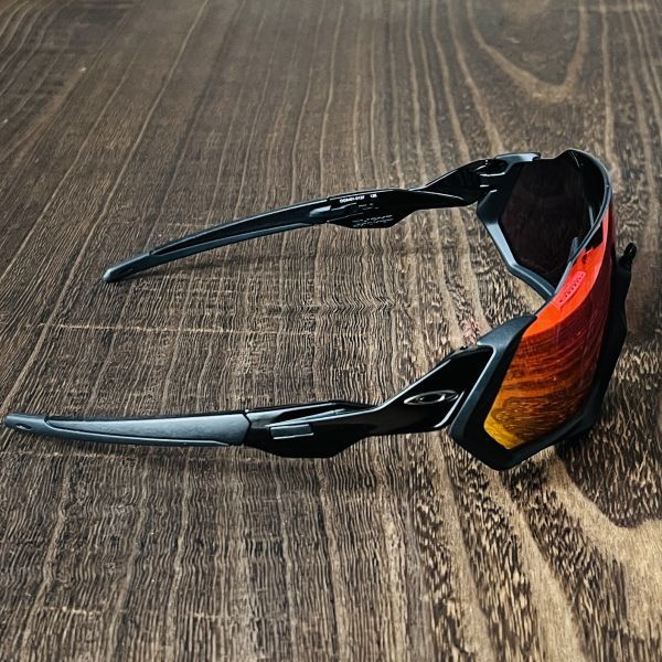 サングラス★OAKLEY★フライトジャケット オークリー【新品】FLIGHT JACKET ロードバイク プリズム ロード サイクリング 軽量 ブラック