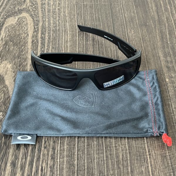 サングラス オークリー★OAKLEY Crankshaft★クランクシャフト 偏光 プリズム デイリー【未使用】黒 軽量 スポーツ 釣り ゴルフ 限定 レア