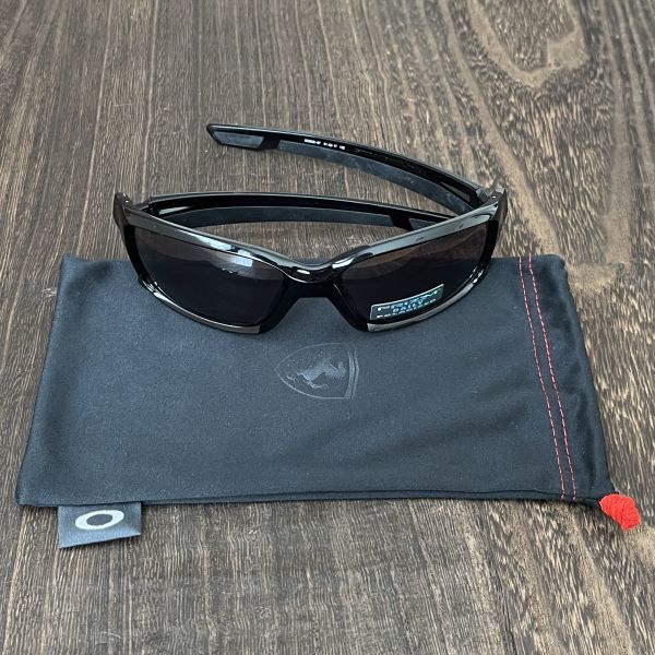 サングラス オークリー★OAKLEY Straightlink★偏光 プリズム デイリー★ストレートリンク【未使用品】釣り ブラック バス ドライブ 黒