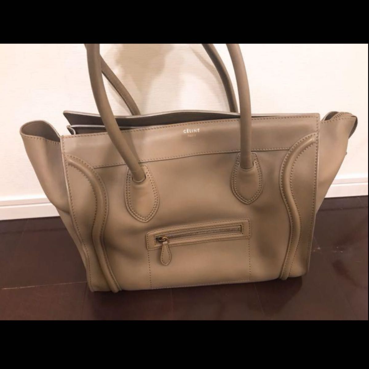 【超美品】CELINE セリーヌ ラゲージ ショルダーショッパー トートバッグ