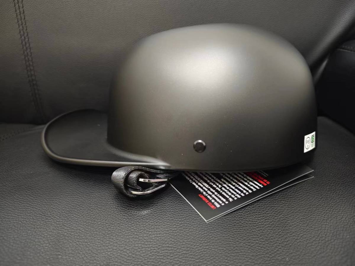  人気 ハーフヘルメット 半キャップヘルメット レトロ 野球帽 オープンフェイスヘルメット ヴィンテージスタイル 軽量 男女兼用 6色 XXL_画像10