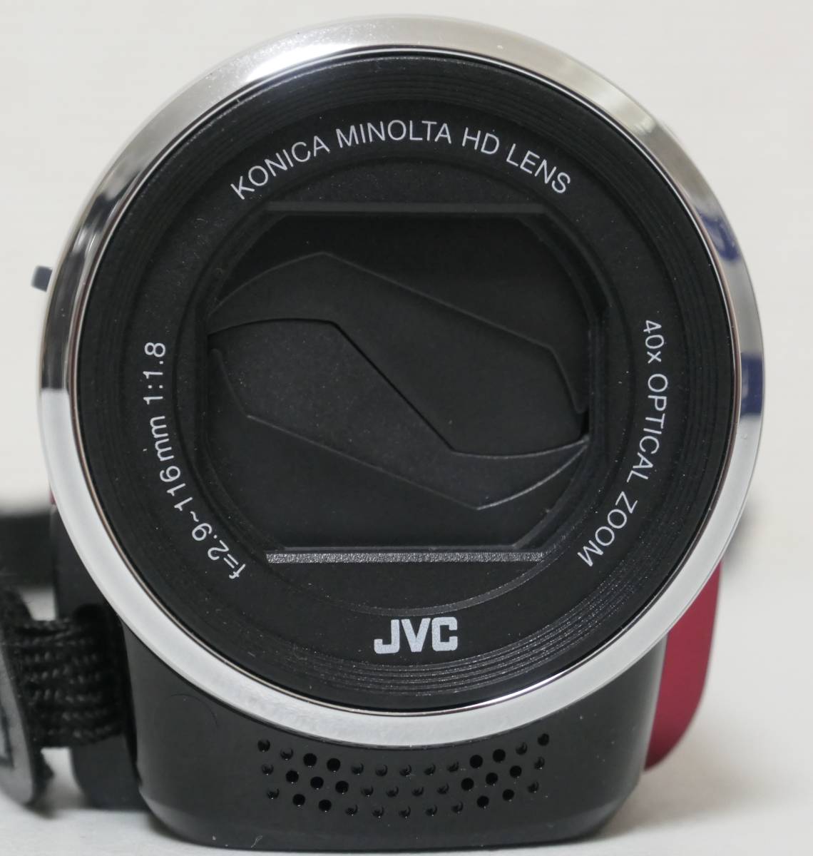 【現状品（ジャンク品）】JVC Everio ビデオカメラ エブリオ GZ -E333 レッド_画像2