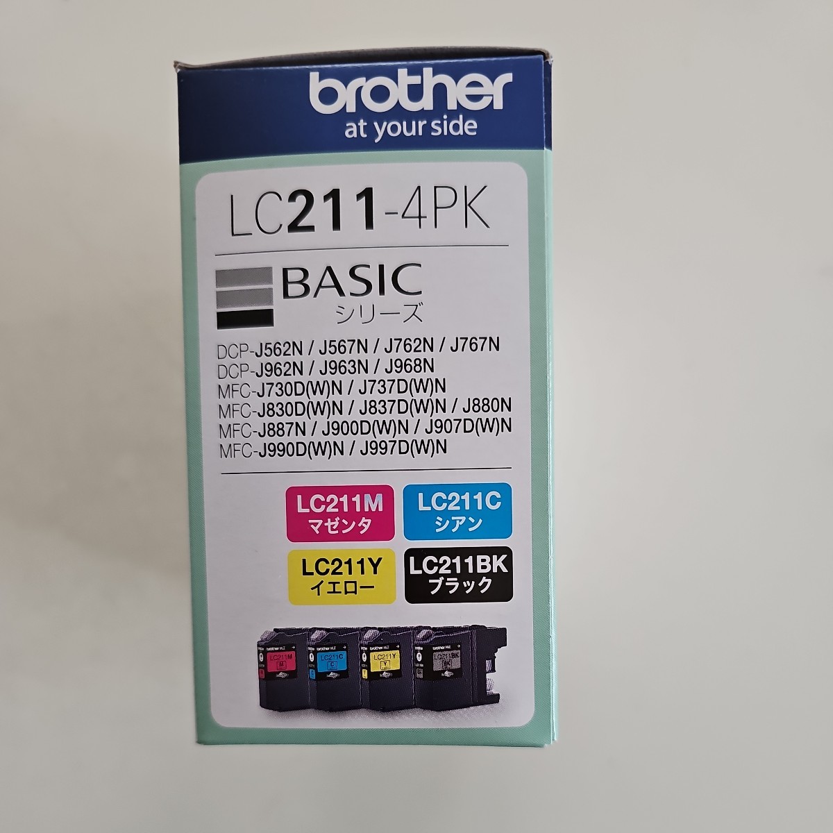 新品未使用未開封 ブラザー インクジェットカートリッジ LC211-4PK 1パック （4色入） LC211シリーズ 有効期限2026/11 brother _画像3