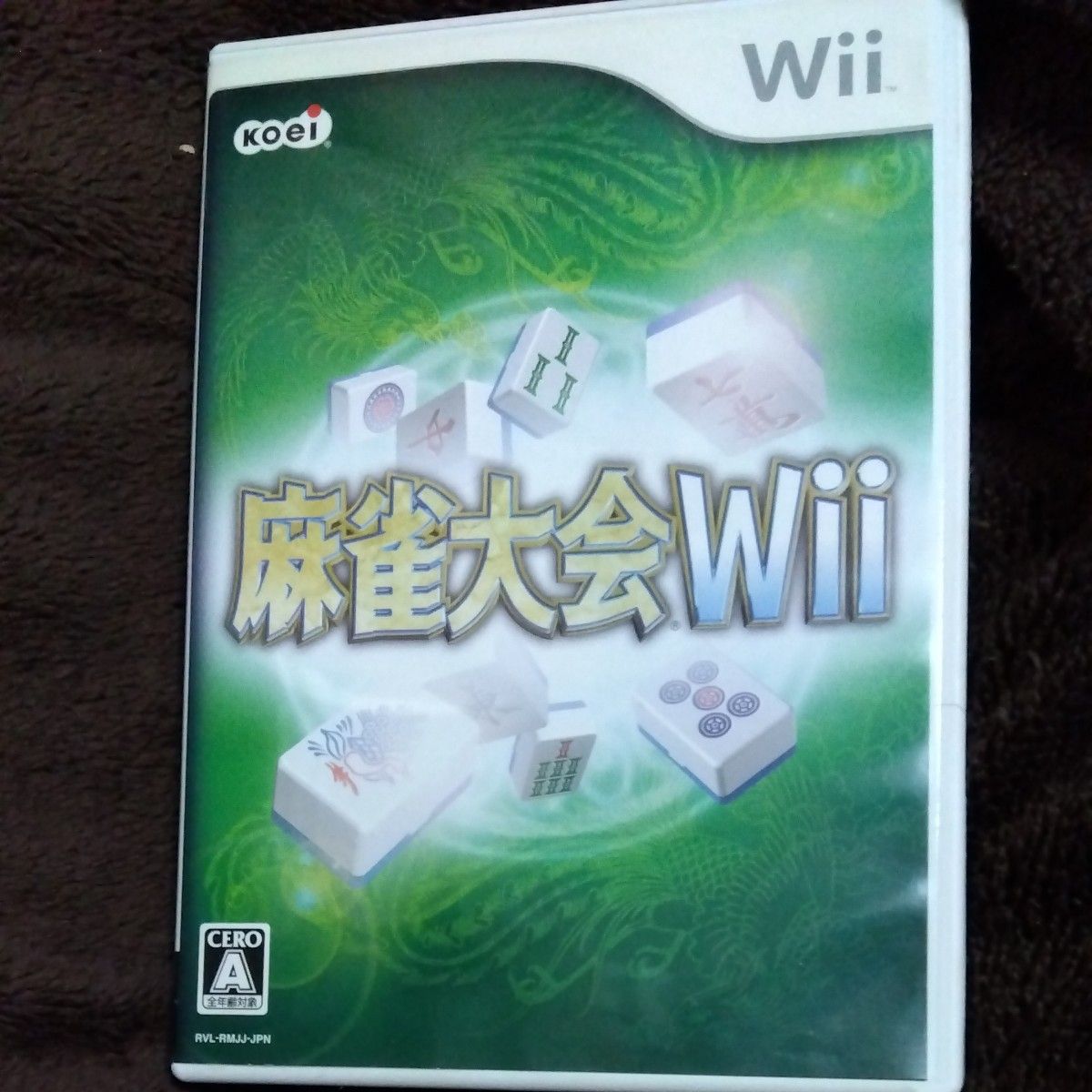 【Wii】 麻雀大会Wii　ディスク傷多