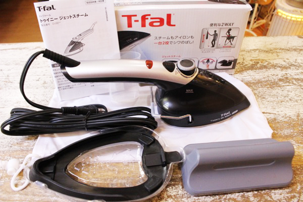  new goods unused goods T-fal/ti fur ruTWEENY JET STEAMtui knee jet steam clothes steamer DV9001 2way use home use steamer 