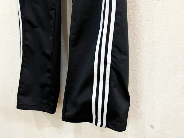 X66* хорошая вещь!! adidas/ Adidas 3 линия кромка Zip грузовик брюки джерси брюки мужской черный XL размер спорт *