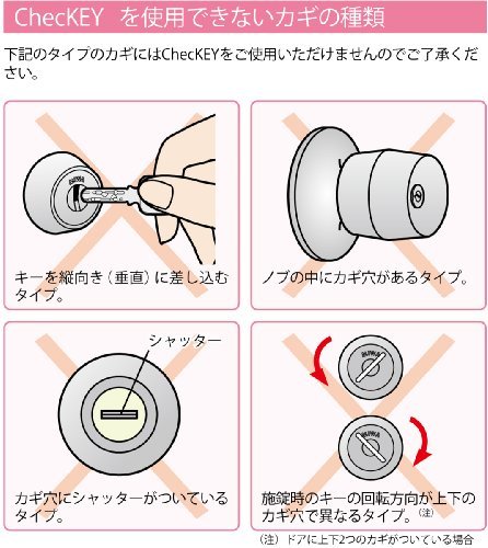 美和ロック ChecKEY カギの閉め忘れ防止 M00023-0_画像6