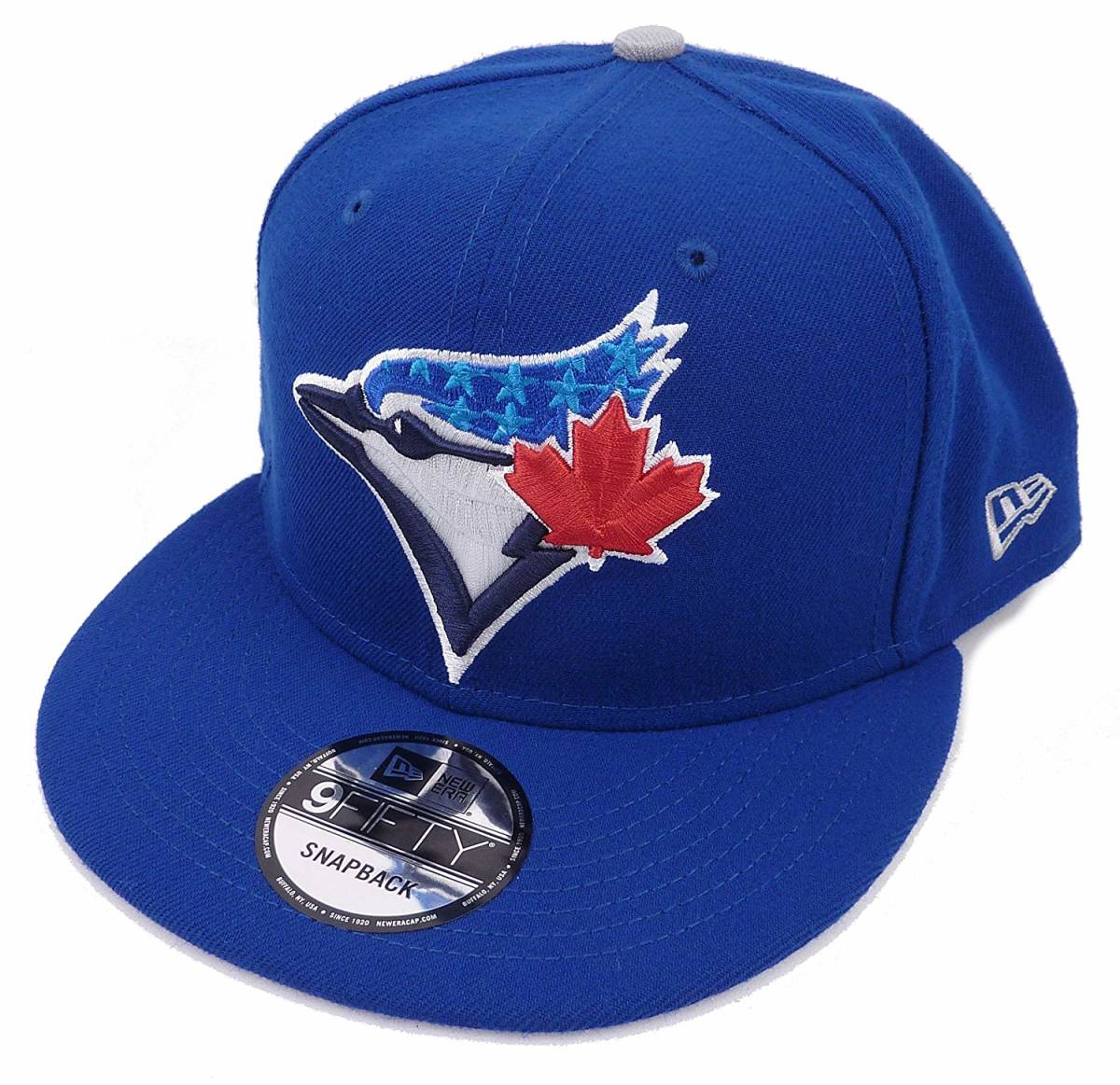 New Era ニューエラ MLB Toronto Blue Jays トロント ブルージェイズ BIG LOGO スナップバック キャップ ブルー【並行輸入品】