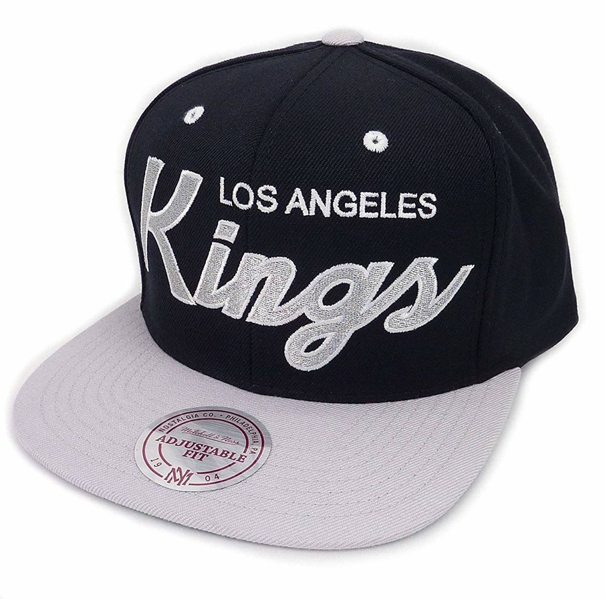 MITCHELL&NESS ミッシェル＆ネス NHL Los Angeles Kings ロサンゼルス キングス スナップバックキャップ【並行輸入品】_画像1