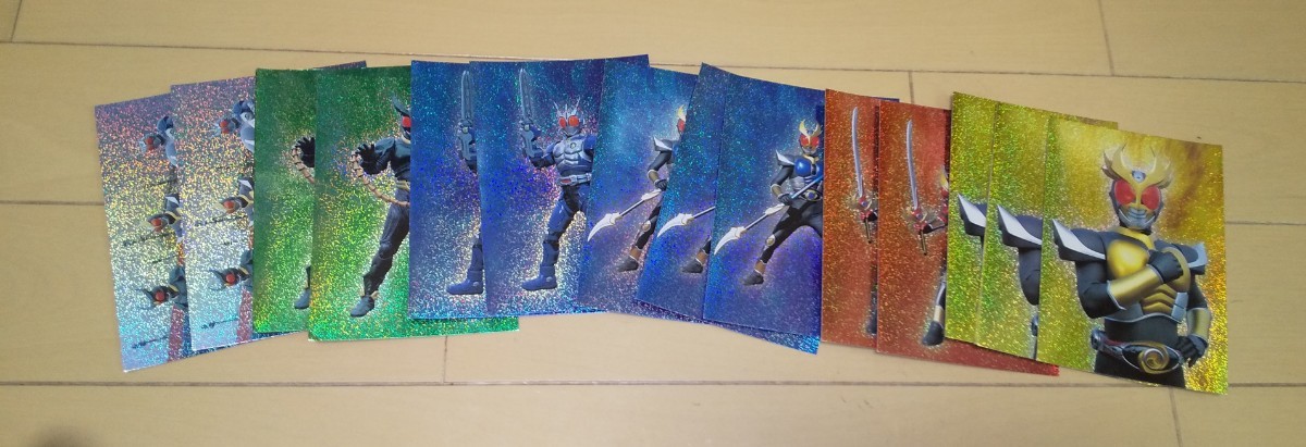 仮面ライダー ウルトラマン ブロマイドカード 300枚以上 ディケイド(10th) キバ アギト 3シリーズ SP含フルコンプ 4ポケットバインダー付き_画像5