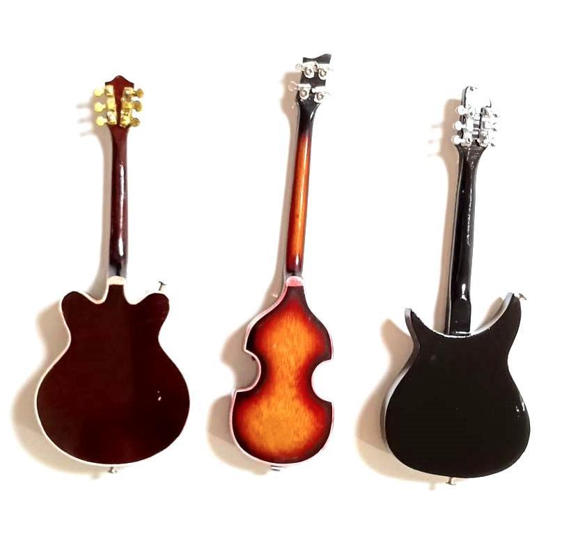 15 cm Beatles миниатюра основа + гитара 2 шт. комплект. Mini музыкальные инструменты 