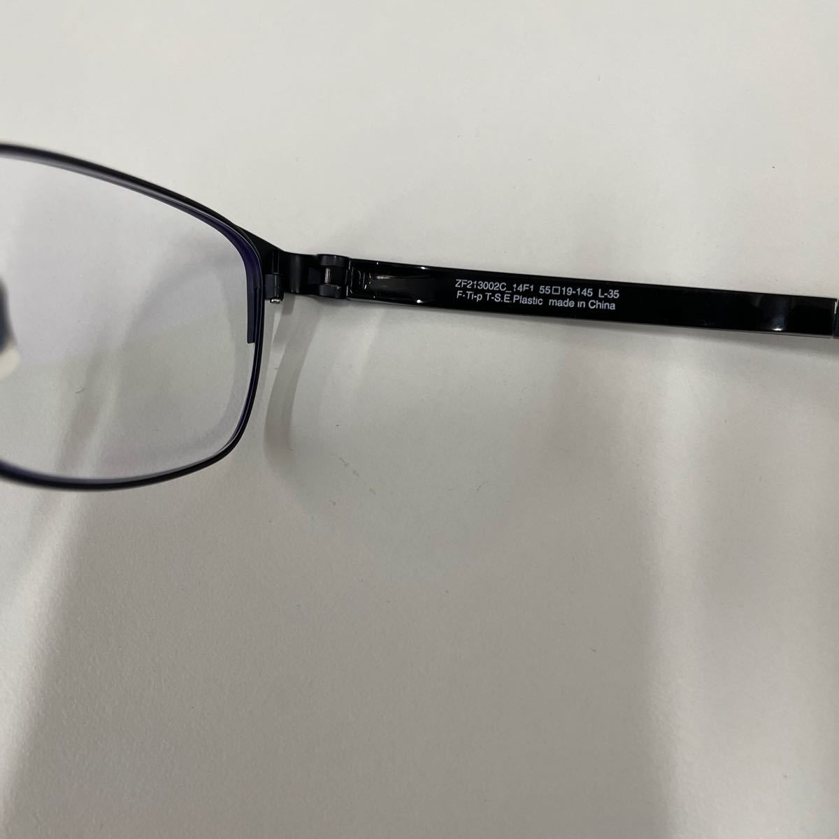 Zoff メガネ zoff smart ブルーライトカット　眼鏡 メガネフレーム サングラス 瑞 フレーム 伊達 PCメガネ　ゾフ_画像5