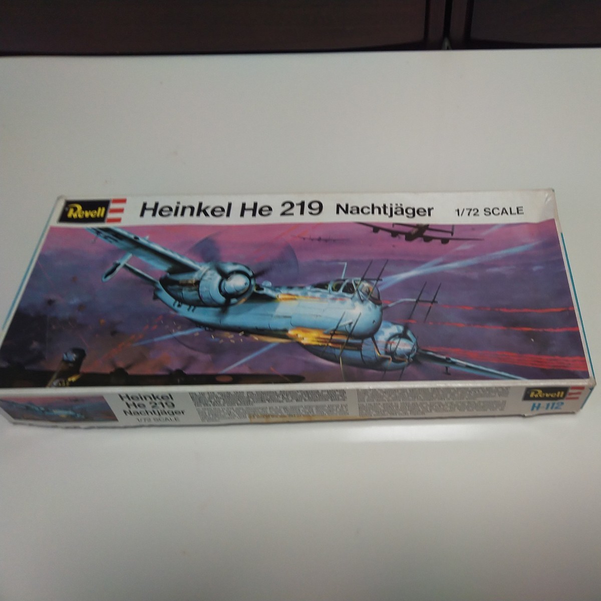 プラモデル レベル Revell1/72 ハインケル He219 Heinkel He219 nachtjager 未組み立て（コレクション品放出）_画像6