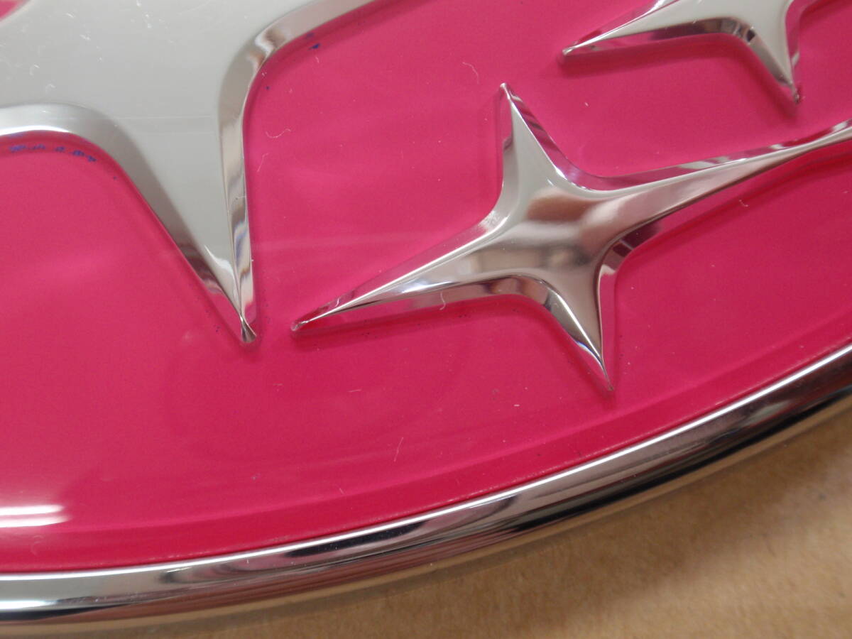 перевод иметь [ передний ] Subaru шесть двойных звезд эмблема [ Cherry красный покраска ] Levorg |WRX| Legacy | Impreza | Exiga и т.п. 8