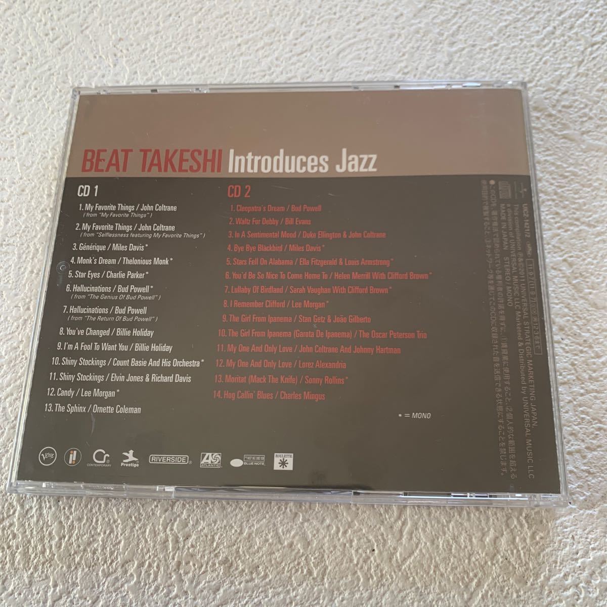 BEAT TAKESHI Introduces Jazz たけし　と　ジャス中古CD２枚組_画像2