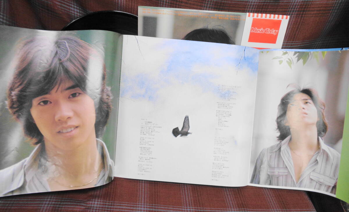 L#4184◆帯付LP◆ あいざき進也 真夏の感触 BEST OF SHINYA 筒美京平 安井かずみ 愛の誕生日 恋のリクエスト 昭和 歌謡 アイドル L-10044R_画像4