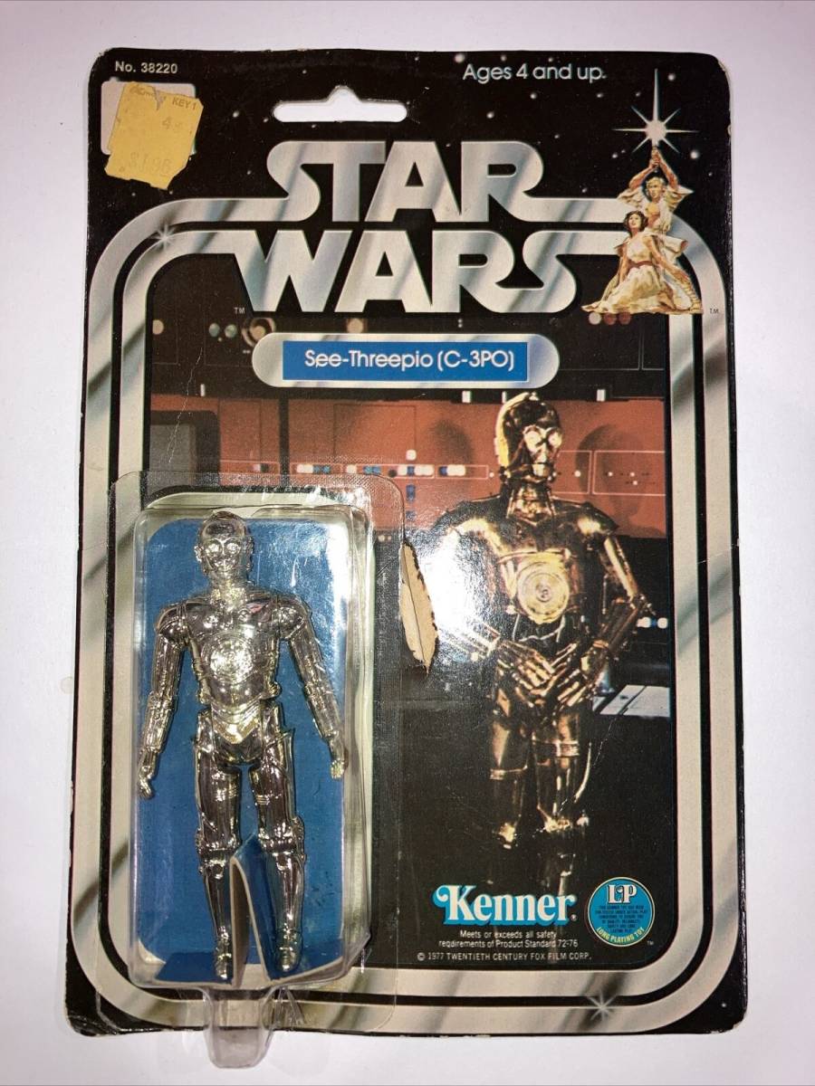 Kenner Star Wars Vintage C-3PO See-Threepio 1977 Figure 12 Sealed New C3PO_画像1