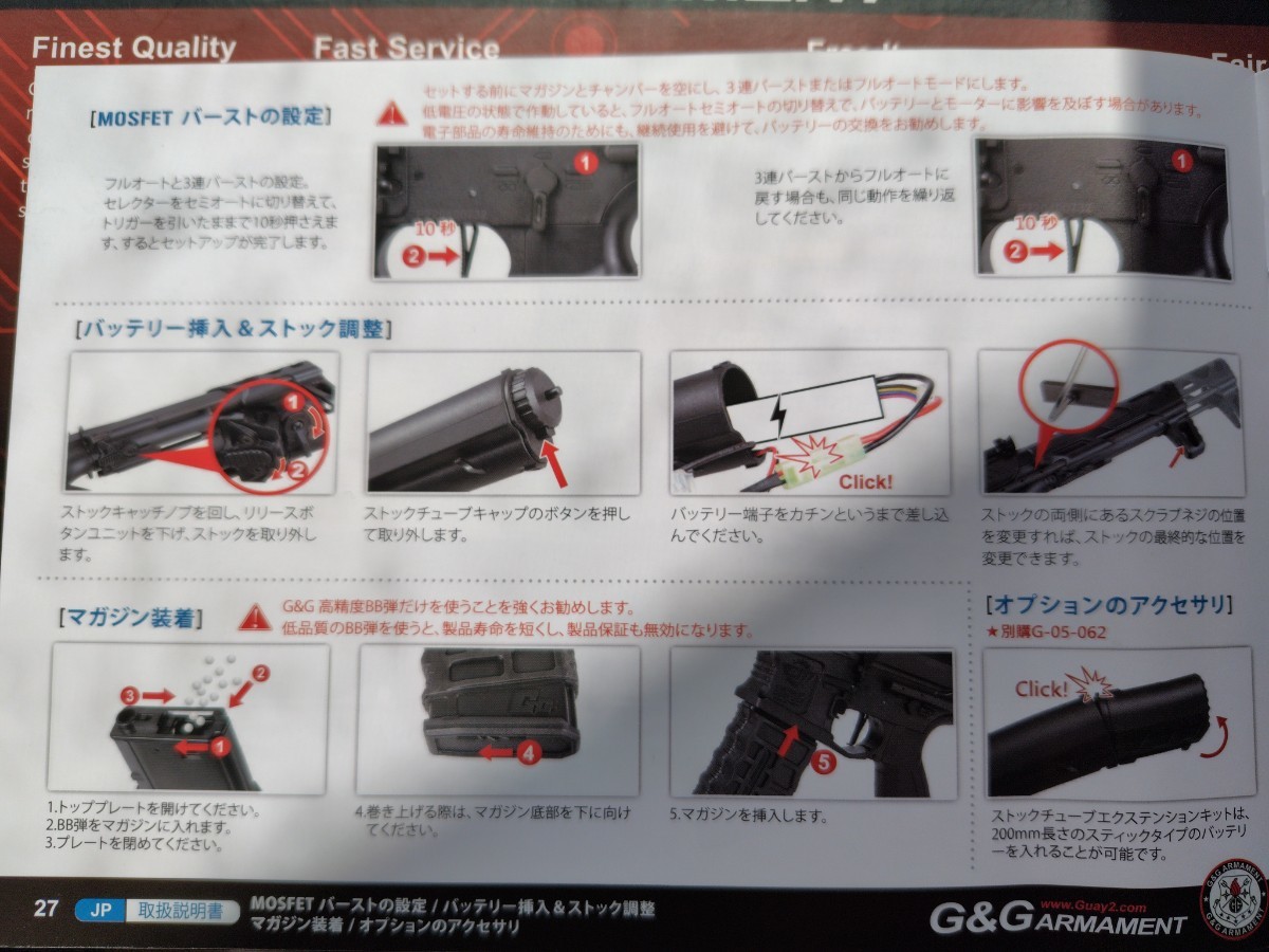 １円スタート未使用G&G ARMAMENT 電動ガン CM16シリーズ ARP556 2.0 BK 18才以上用アサルトライフル/EGC-556-V02-BNB-NCS/561401 _画像3