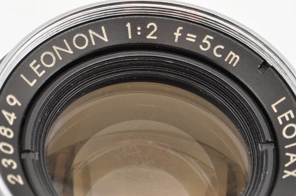 LEOTAX LEONON 5cm F2 Lマウント L39 レオタックス レオノン キャップ カメラ CAMERA 日本製 JAPAN Leica ライカ Leitz ライツ 5/2 50 20_画像2
