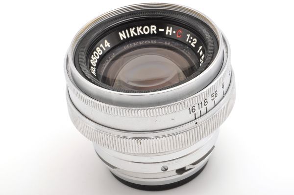NIKKOR-H・C 5cm F2 ニッコール Ｈ・Ｃ ニコン S 用 日本光学 Nippon Kogaku 日本製 JAPAN Nikon NIKKOR H C 5/2 50 20 S2 Ｓ２ Ｓ_画像1