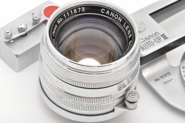 CANON LENS 50mm F1.8 AUTO UP II SELF TIMER II キヤノン レンズ オート アップ セルフ タイマー Lマウント L39 キャノン Leica ライカ_画像1