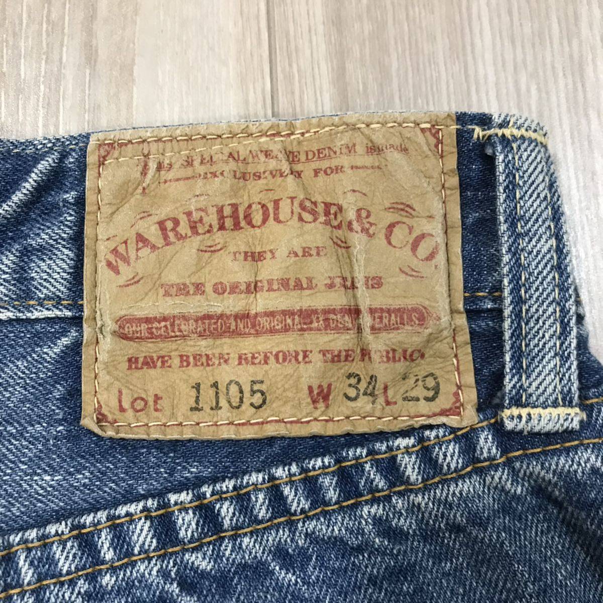WAREHOUSE & CO BEAMS PLUS Lot 1105 34 ウエアハウス セコハン WAREHOUSE & CO BEAMS PLUS Lot 1105 34 ウエアハウス セコハン