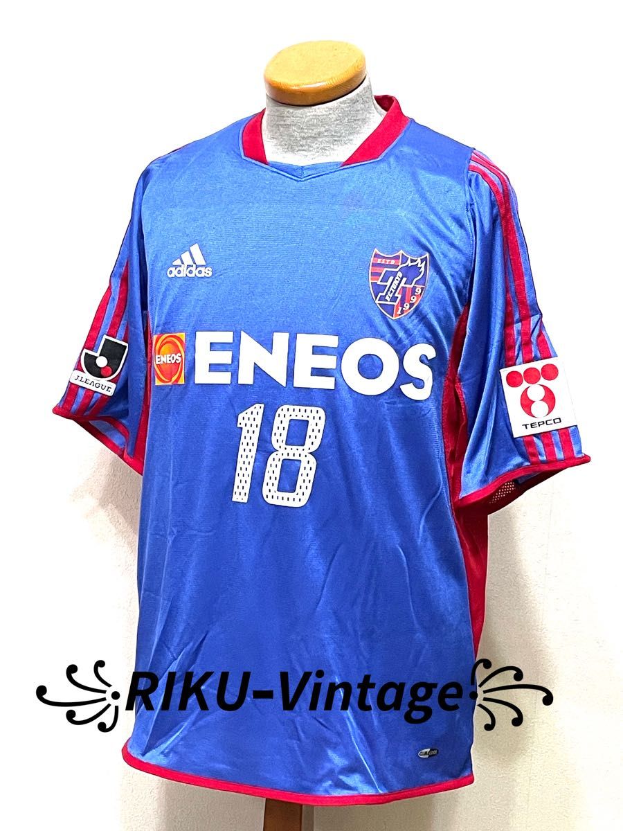 2003-2004 FC東京 オーセンティック ホーム ユニフォーム 背番号 2003-2004 FC東京 オーセンティック ホーム ユニフォーム 背番号