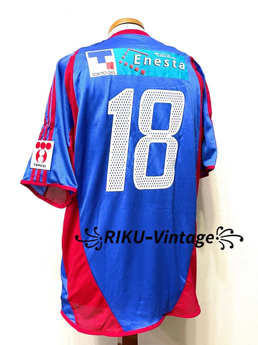 2003-2004 FC東京 オーセンティック ホーム ユニフォーム 背番号 2003-2004 FC東京 オーセンティック ホーム ユニフォーム 背番号