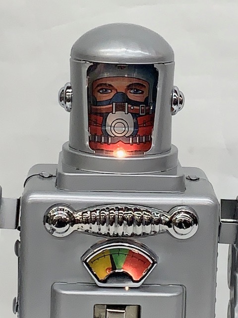 # tin plate robot #ASTRO SPACEMAN# Astro Space man # display #