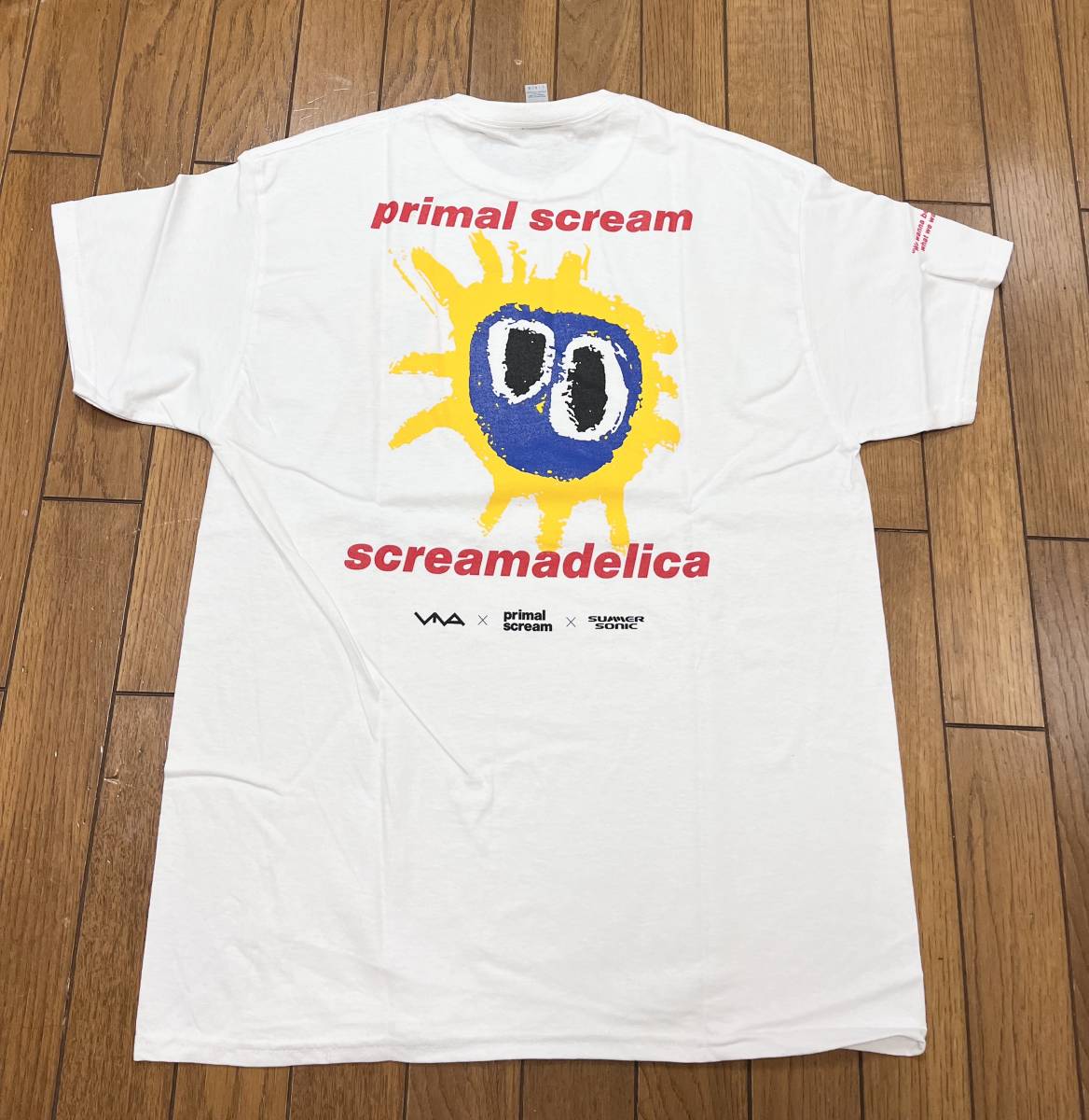 新品 Primal Scream プライマルスクリーム Viva Strange Boutique Tシャツ L 検 バンドTシャツ ロックTシャツ UK オルタナ ギターポップ_画像2