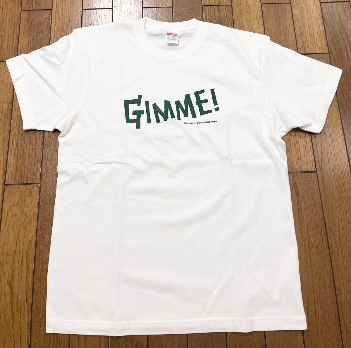 新品 THE FACE GANGSTERVILLE ギャングスタービル GIMME! Tシャツ サイズ L ホワイト 検 ロカビリー MACKSHOW マックショウ _画像1