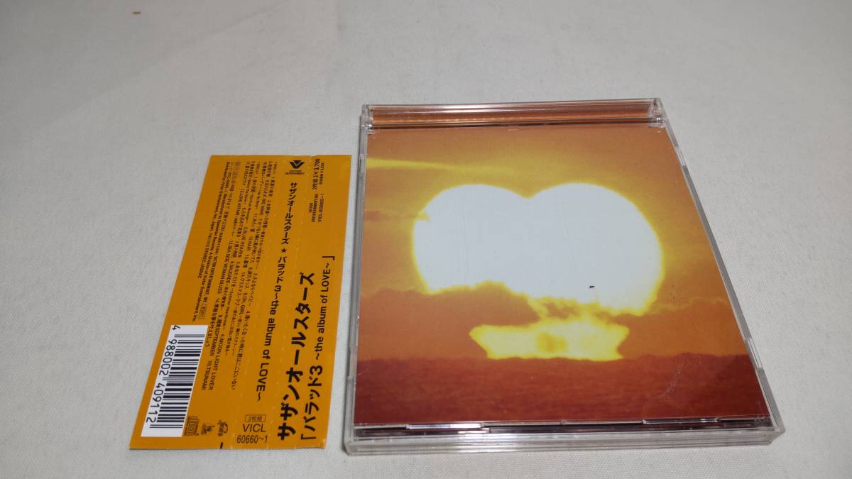 D4068　『 CD』　バラッド3 ~the album of LOVE~ / サザンオールスターズ ２枚組　帯付　音声確認済_画像1