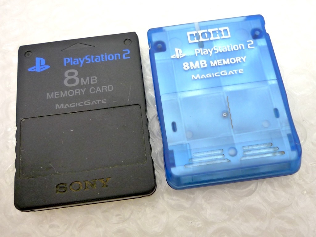 SONY Playstation2 ソニー プレイステーション2 コントローラ プレステ 8MBメモリカード２枚 通電OK 未使用取扱説明書 元箱 お買得 必見_画像8