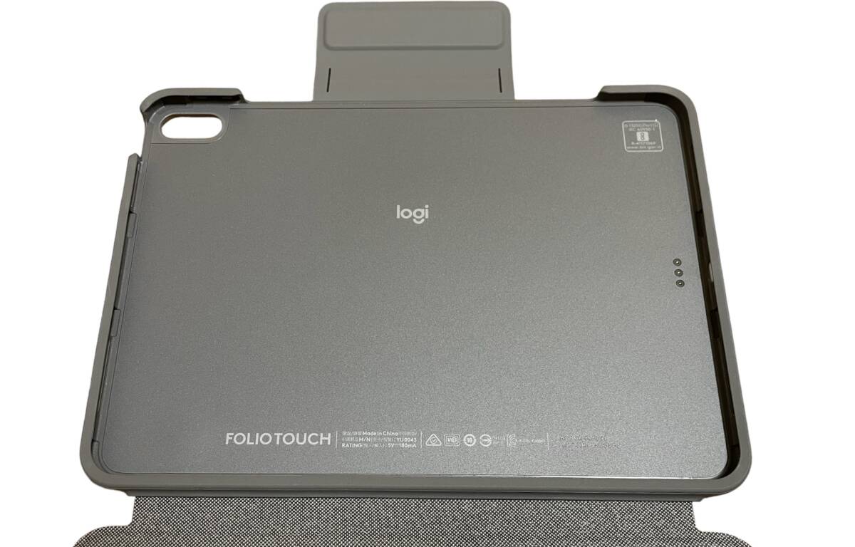 『1円出品』Logicool(ロジクール) iPad Air 2022 第5世代 2020 第4世代 対応 キーボードケース Smart Connector Folio Touch iK1094BKAr_画像5