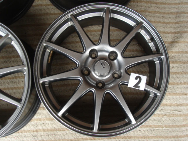 SPORT ABELIA　17×7J/OFFSET+48/PCD 114.3/5穴/ハブ径73㎜№167_画像3