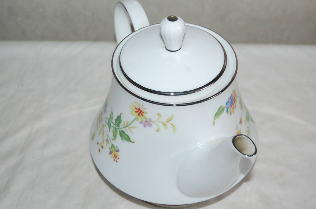 昭和　レトロ　Noritake　ノリタケ　2402　ティーポット　高さ18×巾22×口径10㎝　中古品_画像3