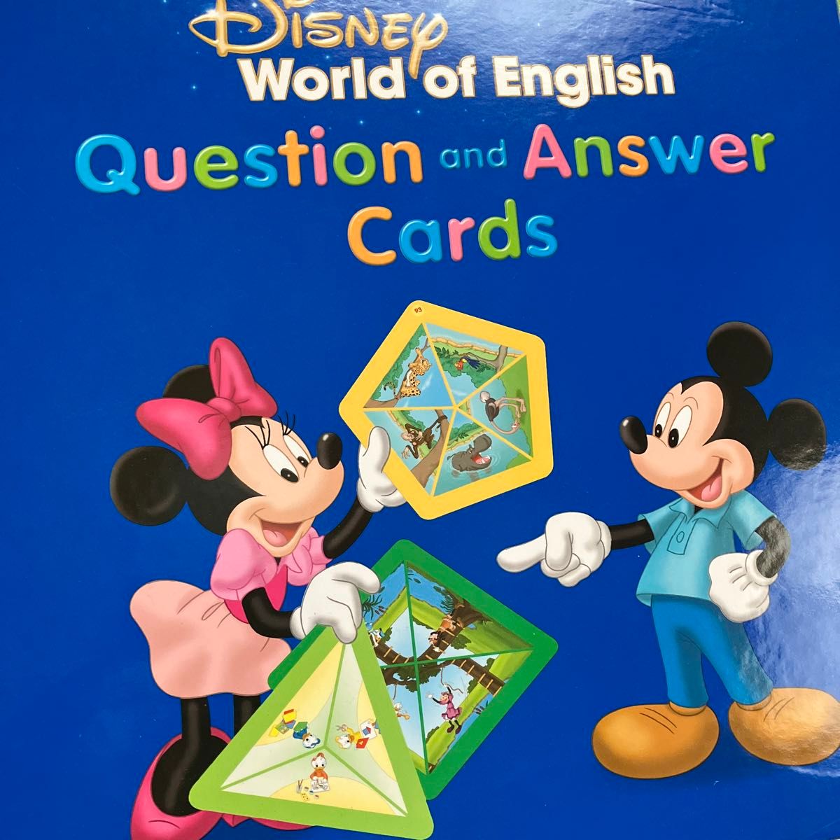 DWE ディズニー ワールドファミリー 英語教材 ディズニー英語システム　question and answer cards