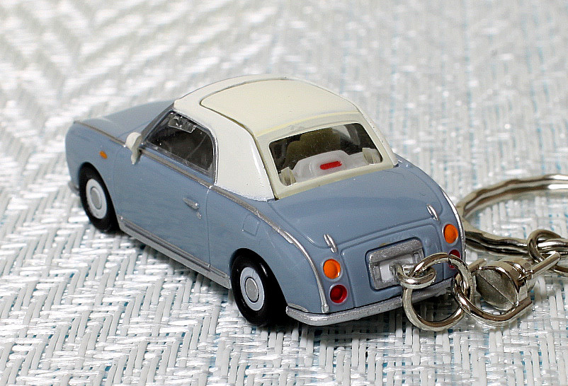 ★☆NISSAN Figaro☆ニッサン フィガロ☆FK10☆ラピスグレー☆ ☆ミニカー☆キーホルダー・アクセサリー☆★_画像3